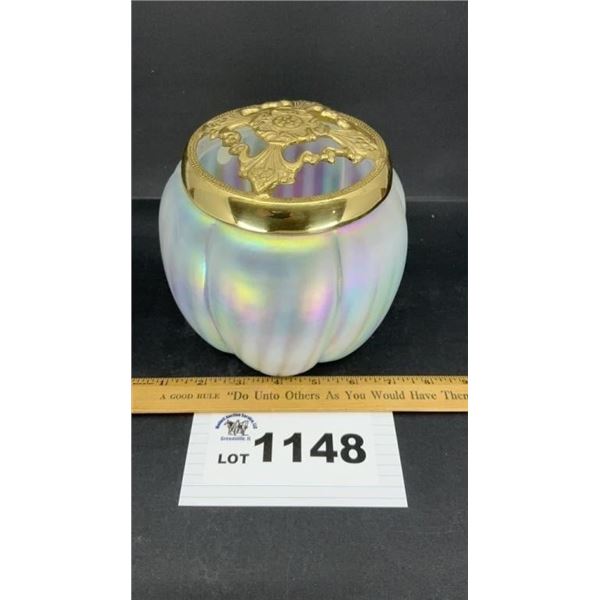 FENTON ART NOUVEAU IRIDESCENT MOTHER OF PEARL