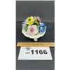 Image 1 : RADNOR BONE CHINA FLORAL DISPLAY 4 inches tall