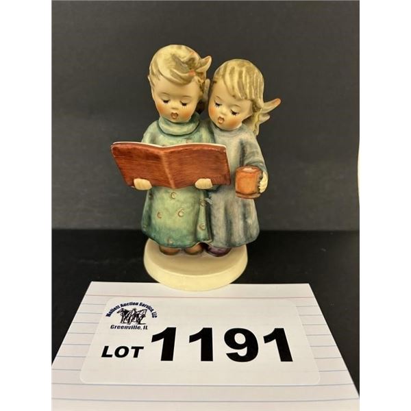 MJ HUMMEL GOEBEL FIGURINE - ANGEL DUET CANDLE