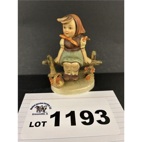 MJ HUMMEL GOEBEL FIGURINE - JUST RESTING - DATED