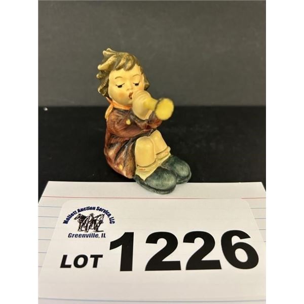 MJ HUMMEL GOEBEL FIGURINE - GIRL WITH TRUMPET