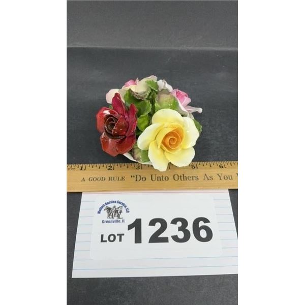 AYNSLEY BONE CHINA FLORAL DISPLAY