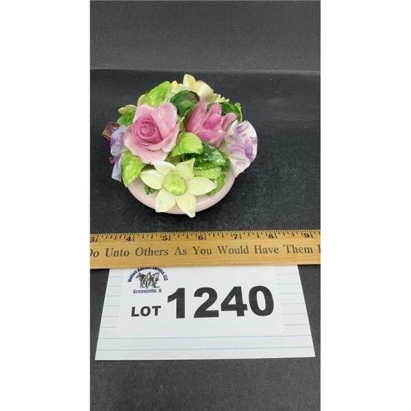 ADDERLY BONE CHINA FLORAL, some damage