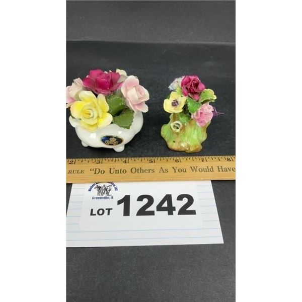 AYNSLEY, ROYAL ADDERLY BONE CHINA FLORALS