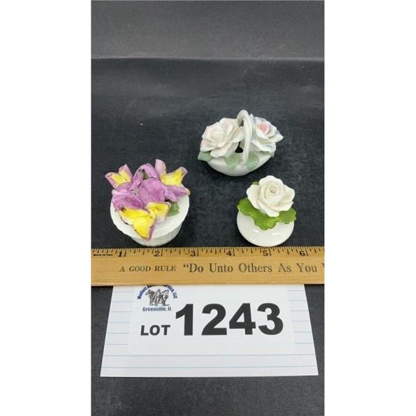 AYNSLEY,  SANFORD FLORAL BONE CHINA