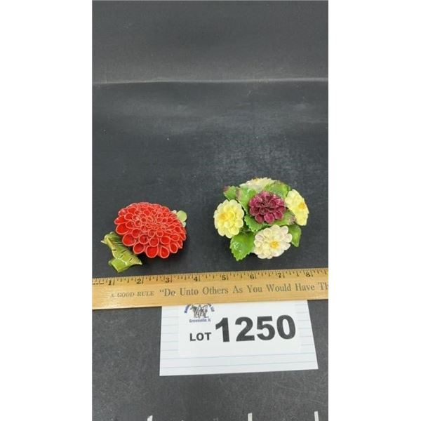 AYNSLEY BONE CHINA FLORAL PIECES