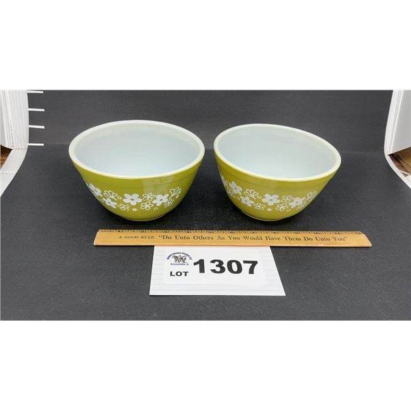 2 PYREX BOWLS