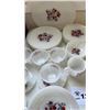 Image 3 : FIRE KING PRIMROSE MILK GLASS SERVICE SET