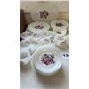 Image 4 : FIRE KING PRIMROSE MILK GLASS SERVICE SET