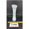 Image 1 : FOSTORIA HEIRLOOM OPALESCENT GLASS SWUNG VASE 10