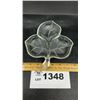 Image 1 : HAZEL ATLAS LEAF DIVIDED CANDY DISH