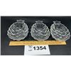 Image 1 : CLEAR PRESSED GLASS PINEAPPLE SHAPED DISHES