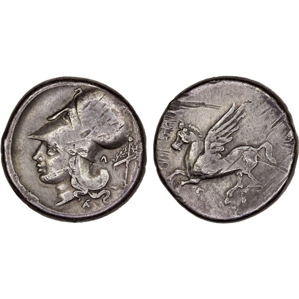 ACARNANIA: Leukas, AR stater (8.34g), ca. 320-280 BC, VF