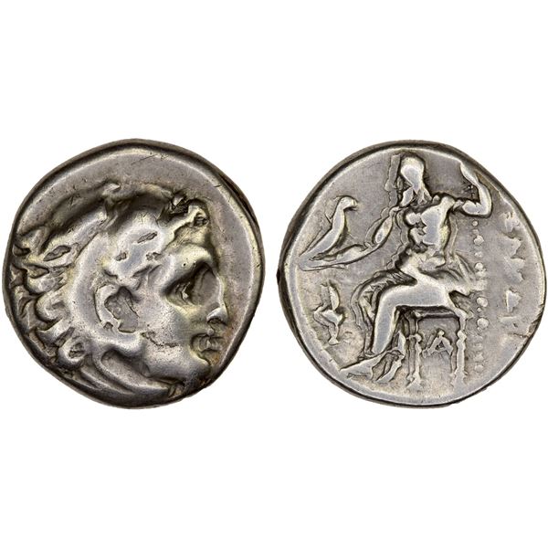 MACEDONIAN KINGDOM: Alexander III 'the Great', 336-323 BC, AR drachm (4.22g), Sardes, ca. 323-319 BC