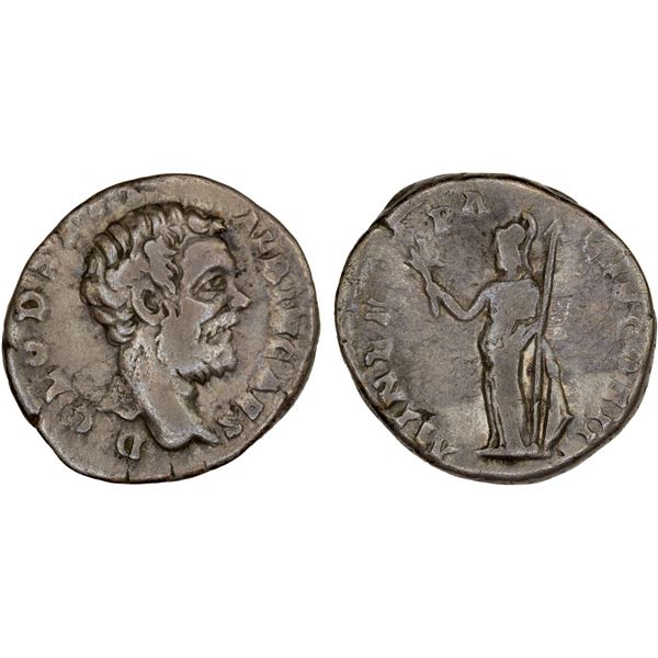 ROMAN EMPIRE: Clodius Albinus, caesar, 193-195 AD, AR denarius (3.38g), Rome, 194-195 AD, Fine to VF