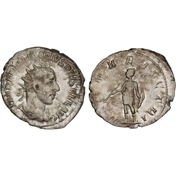 ROMAN EMPIRE: Aemilian, June-September 253 AD, AR antoninianus (3.46g), Rome, VF