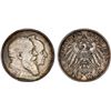 Image 1 : BADEN: Friedrich I, as Grand Duke, 1856-1907, AR 5 mark, 1906, XF