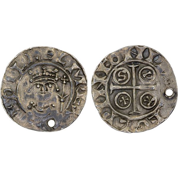 ENGLAND: William I, 1068-1087, AR penny (1.30g), Wallingford, bold VF