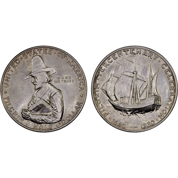 UNITED STATES: AR 50 cents, 1920, Choice About Unc