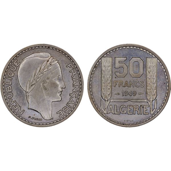 ALGERIA: French Colony, 50 francs, 1949, Unc