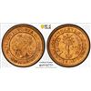 Image 1 : CEYLON: Victoria, 1837-1901, AE 1/4 cent, 1901, PCGS graded MS64 RD