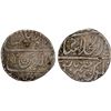 Image 1 : MARATHA CONFEDERACY: BAGALKOT: AR rupee (11.05g), "Dar al-Khalifa Shahjahanabad", AH(118)9, VF