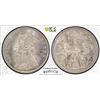 Image 1 : BRITISH INDIA: Victoria, Queen, 1837-1876, AR rupee, 1862(c), PCGS graded MS63