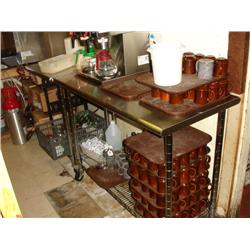 STAINLESS STEEL PREP TABLE