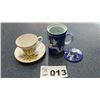 Image 1 : TEA CUP W COVER, STRAINER, MISC TEA CUP