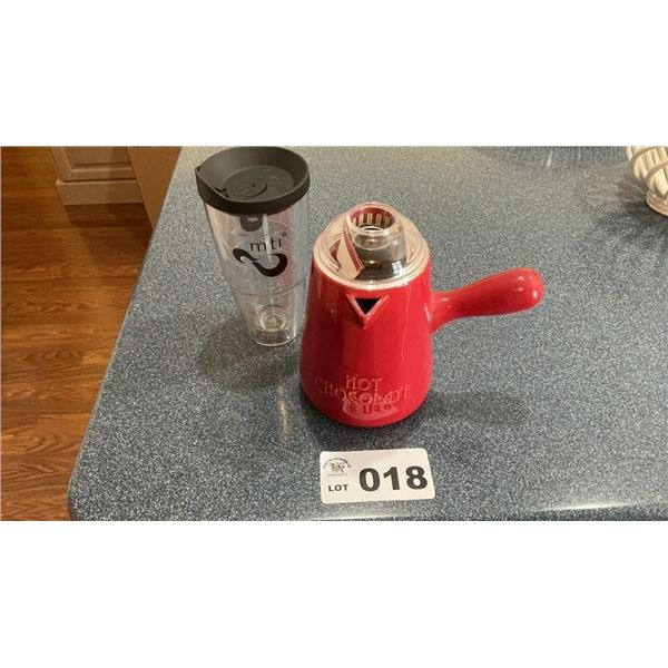 HOT CHOCOLATE MAKER, THERMO MUG