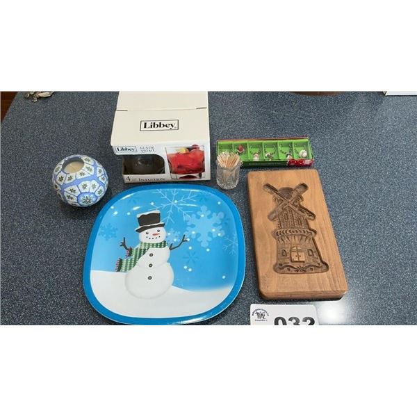 CANDLE, WINDMILD BLOCK, WINE STEM JEWERLY, L