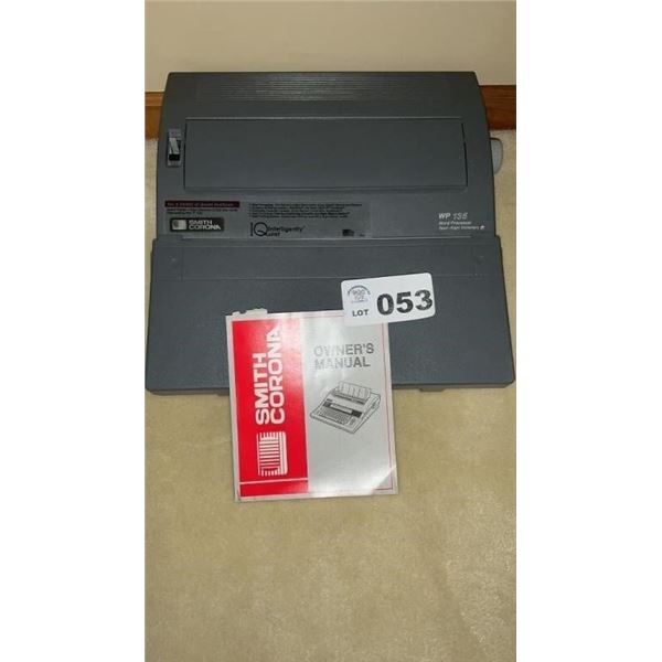 SMITH CORONA ELECTRIC TYPEWRITER