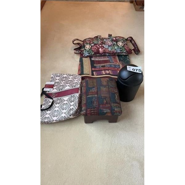 AFGAN, STOOL, TOTE BAGS