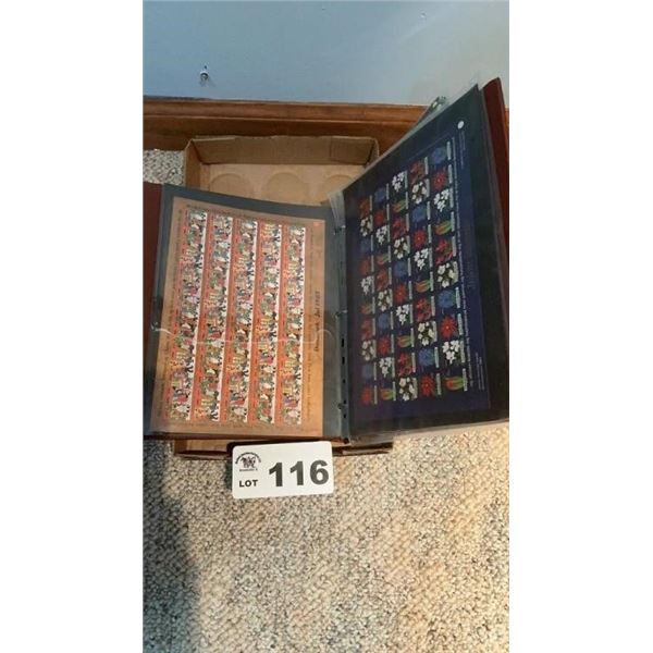 INTERNATIONAL STAMPS IN BINDER