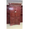 Image 1 : 36 x 76 inch CHERRY TV CABINET ( matches lots