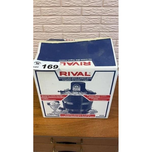 RIVAL YOGURT/ICE CREAM FREEZER