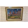 Image 1 : FRAMED PUZZLE OF BASEBALL ST LOUIS