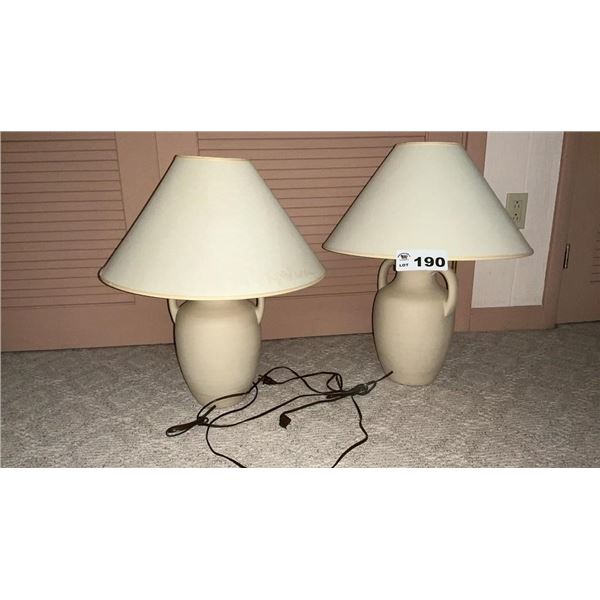 MATCHING TABLE LAMPS 24 inches tall