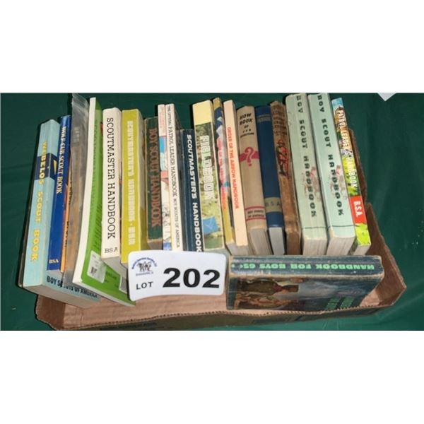 BOY SCOUT BOOKS, MANUALS