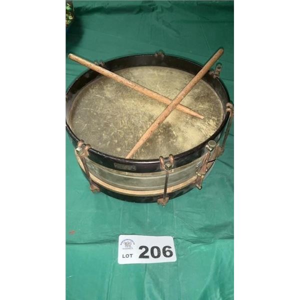 VINTAGE DRUM, STICKS