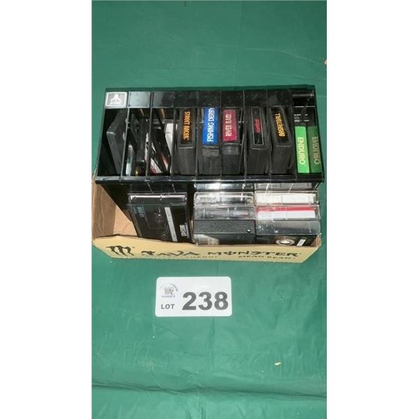 ATARI GAMES, CASE, CASSETTES