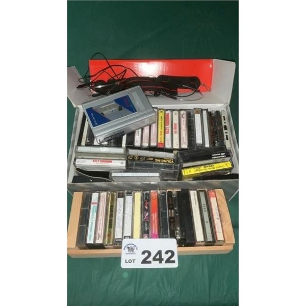 CASSETTES, CASSETTE PLAYER