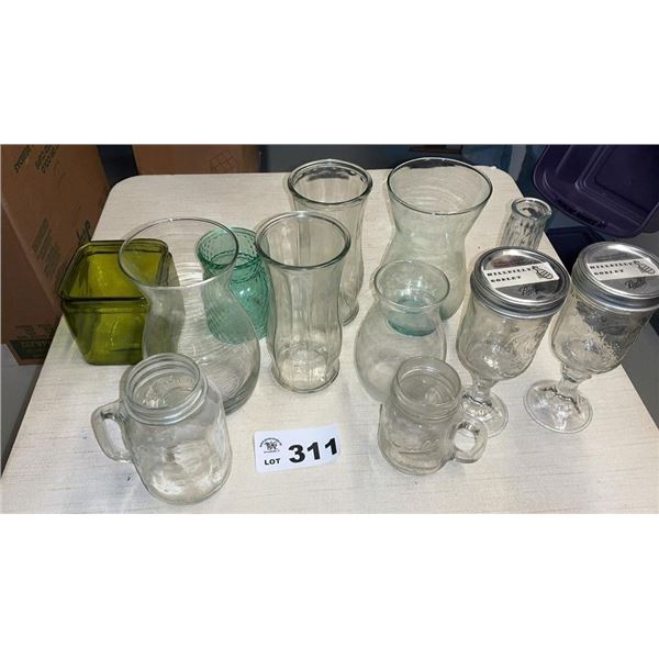 VASES, HILLBILLY GOBLETS