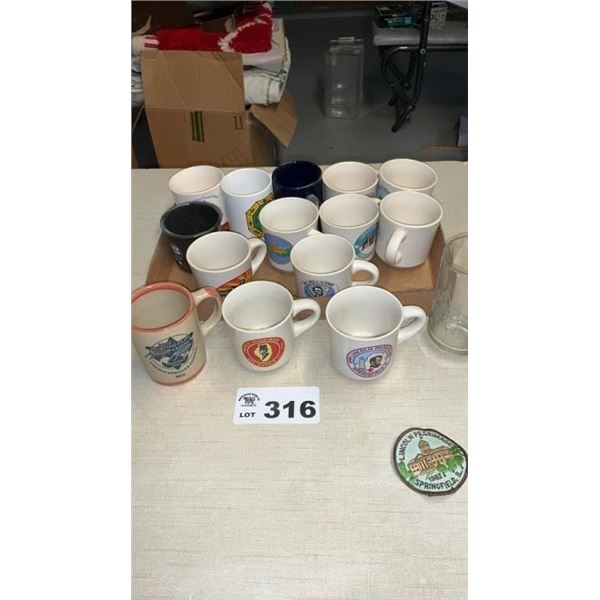 LINCOLN, BOY SCOUT CUPS