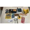 Image 1 : ALLEN WRENCHES, DRILL BITS, TAPE. SCREWDRIVER SETS