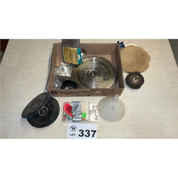 BLADES, BUFFERS, WIRE BRUSHES