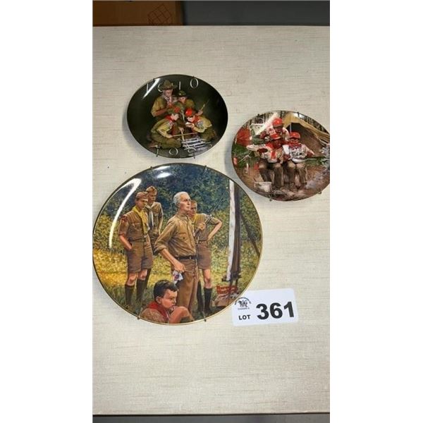 BOY SCOUTS DECOR PLATES