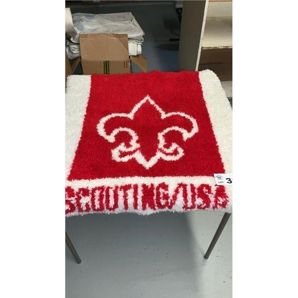 SCOUT LATCH HOOK RUG