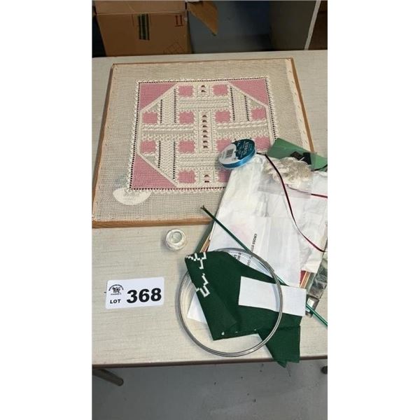 CROSS STITCH PICTURE, SUPPLIES