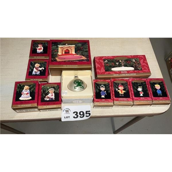 HALLMARK ORNAMENTS- BERRINGERS, SNOOPY